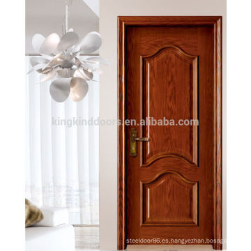 Puerta de madera puerta/MDF de lujo con madera sólida para el diseño de la puerta Interior (MD-502)